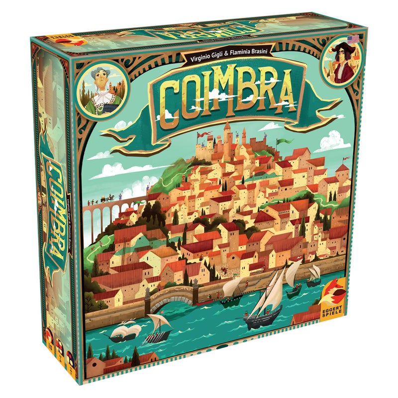 Asmodee Coimbra Board Game - Renaissance Strategy Game with Innovative Dice Mechanism for Kids & Adults, Ages 14+, 2-4 Players, 60-90 Minute Playtime, Made by Eggertspiele - Image 1